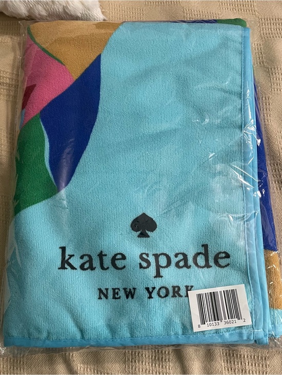 kate spade Other - kate spade Aqua Multi Tropical Fish Beach Towel 64x34 Inches. NWT
